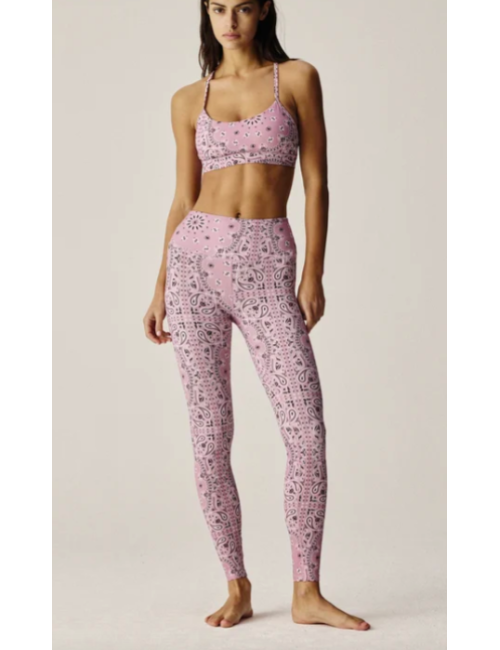 LEGGIN YOGA BANDANA ROSE