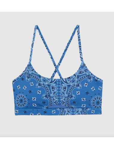 YOGA BRASSIÈRE BANDANA DENIM