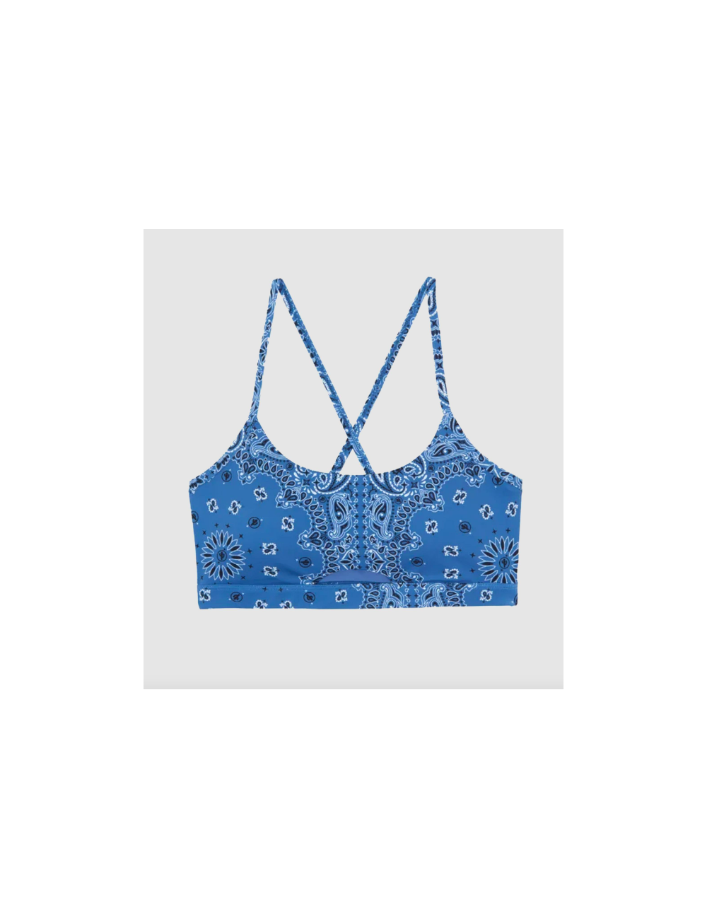 YOGA BRASSIÈRE BANDANA DENIM