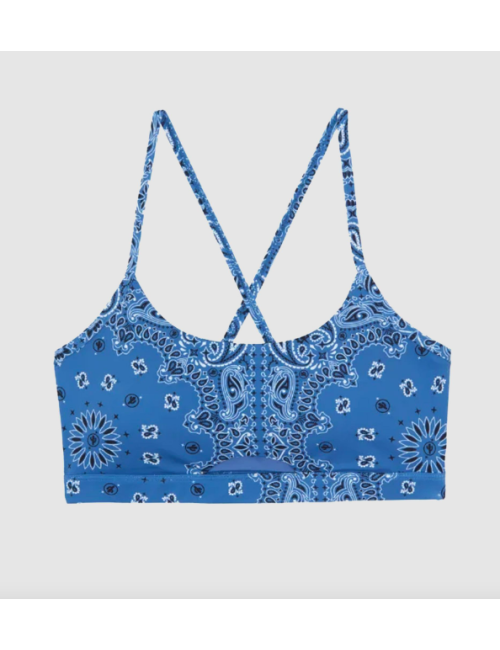 YOGA BRASSIÈRE BANDANA DENIM