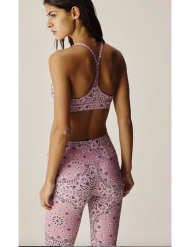 YOGA BRASSIÈRE BANDANA ROSE