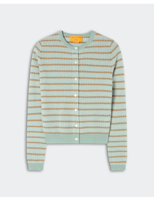 PEBBLE STRIPE JANE CARDIGAN