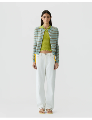 PEBBLE STRIPE JANE CARDIGAN