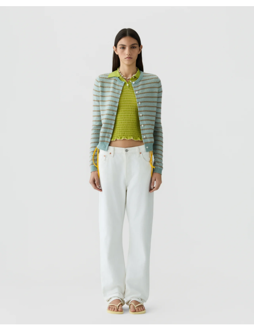 PEBBLE STRIPE JANE CARDIGAN