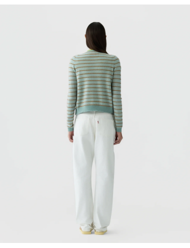 PEBBLE STRIPE JANE CARDIGAN