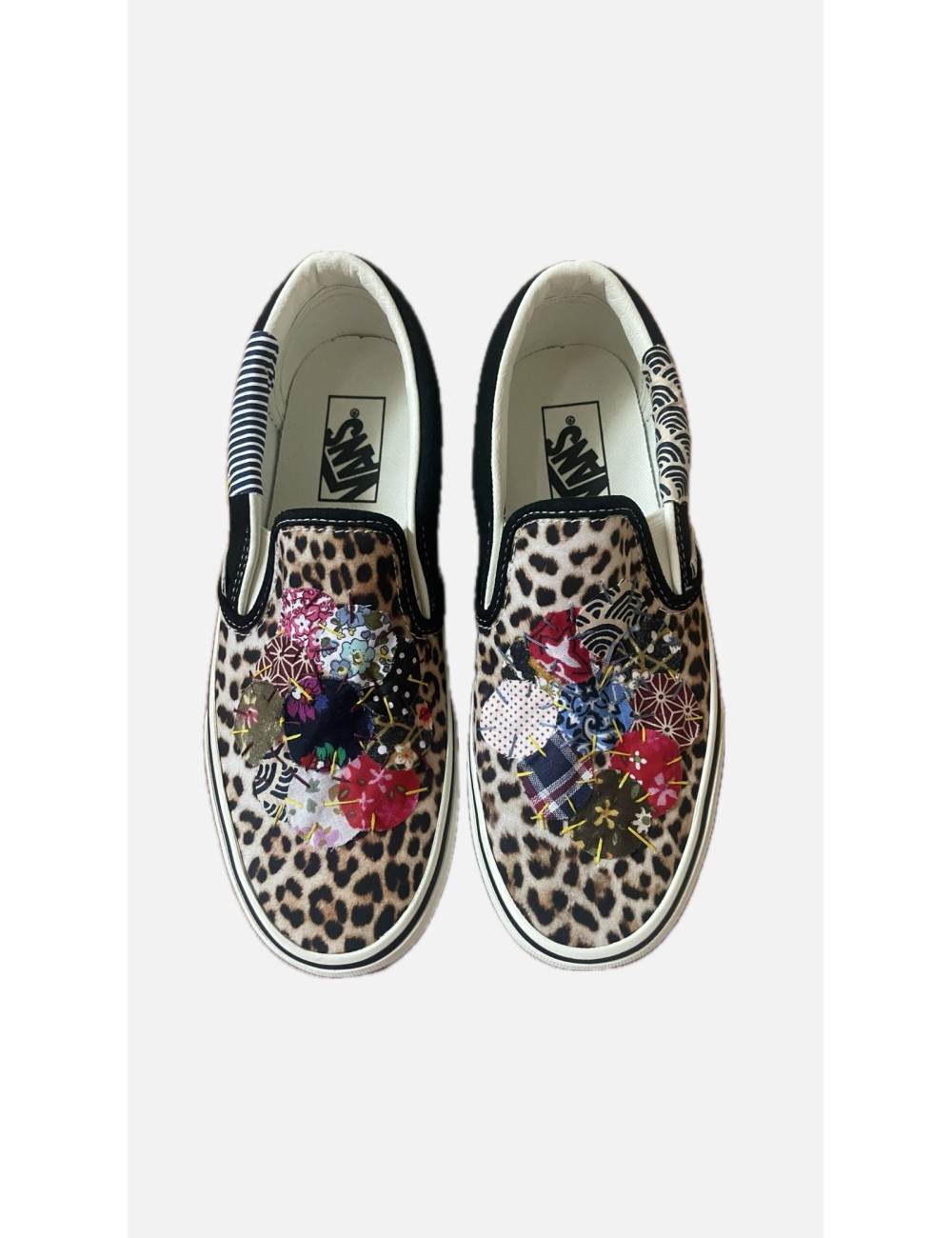 VANS CUSTOM  NEW  LEOPARD