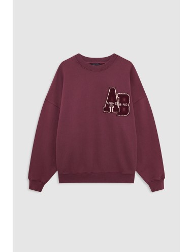 MILES SWEATSHIRT LETTERMAN FIG