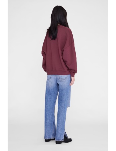 MILES SWEATSHIRT LETTERMAN FIG