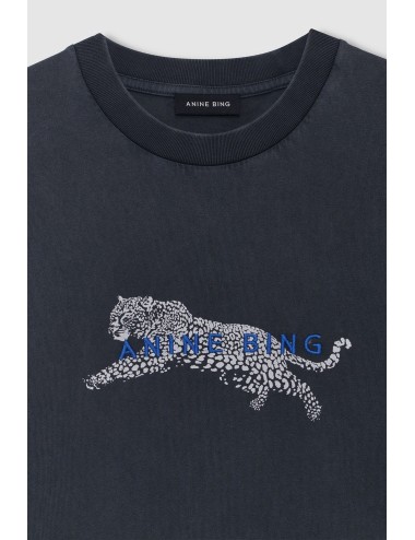 CADE TEE LEOPARD WASHED BLACK