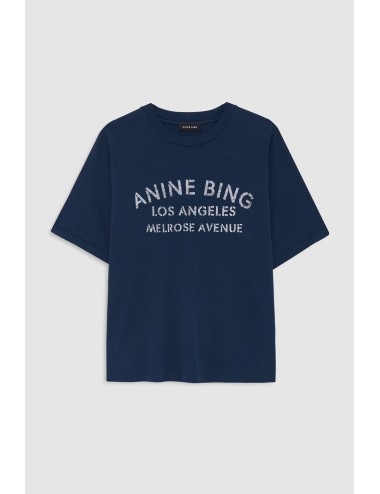 CADE TEE MELROSE STENCIL NAVY