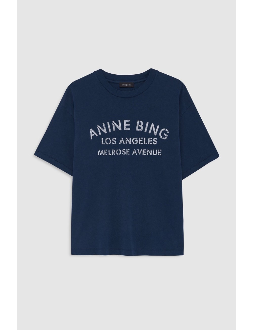 CADE TEE MELROSE STENCIL NAVY