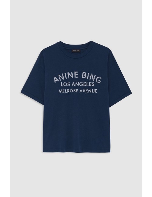 CADE TEE MELROSE STENCIL NAVY