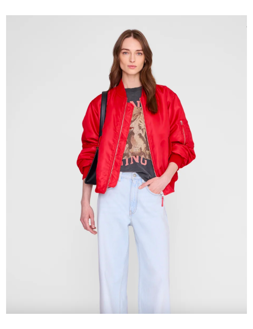 LEON BOMBER TANGO RED