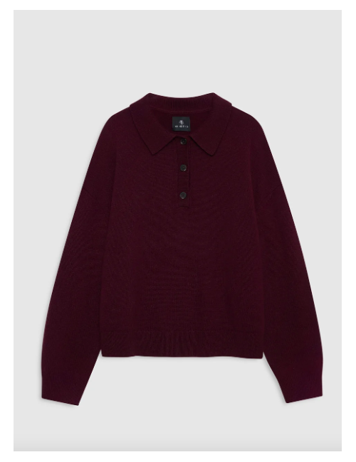 LEE POLO SWEATER FIG