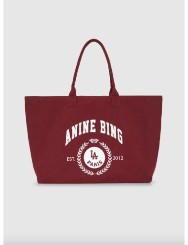 LEO CANVAS TOTE COLLEGIATE FIG