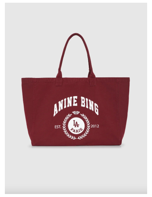 LEO CANVAS TOTE COLLEGIATE FIG