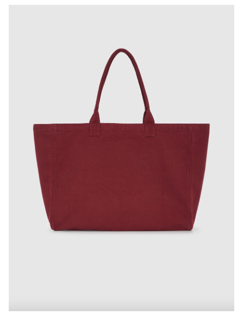LEO CANVAS TOTE COLLEGIATE FIG