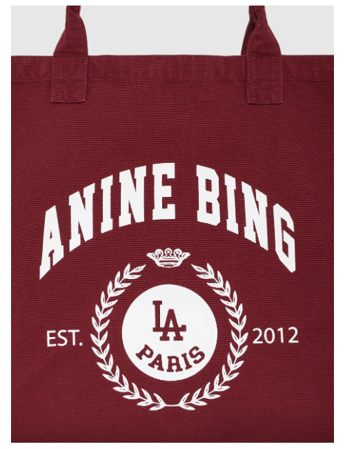 LEO CANVAS TOTE COLLEGIATE FIG