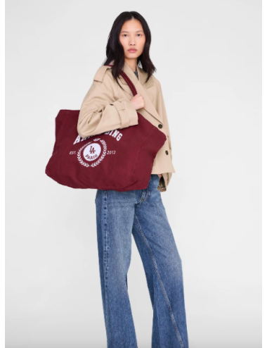LEO CANVAS TOTE COLLEGIATE FIG