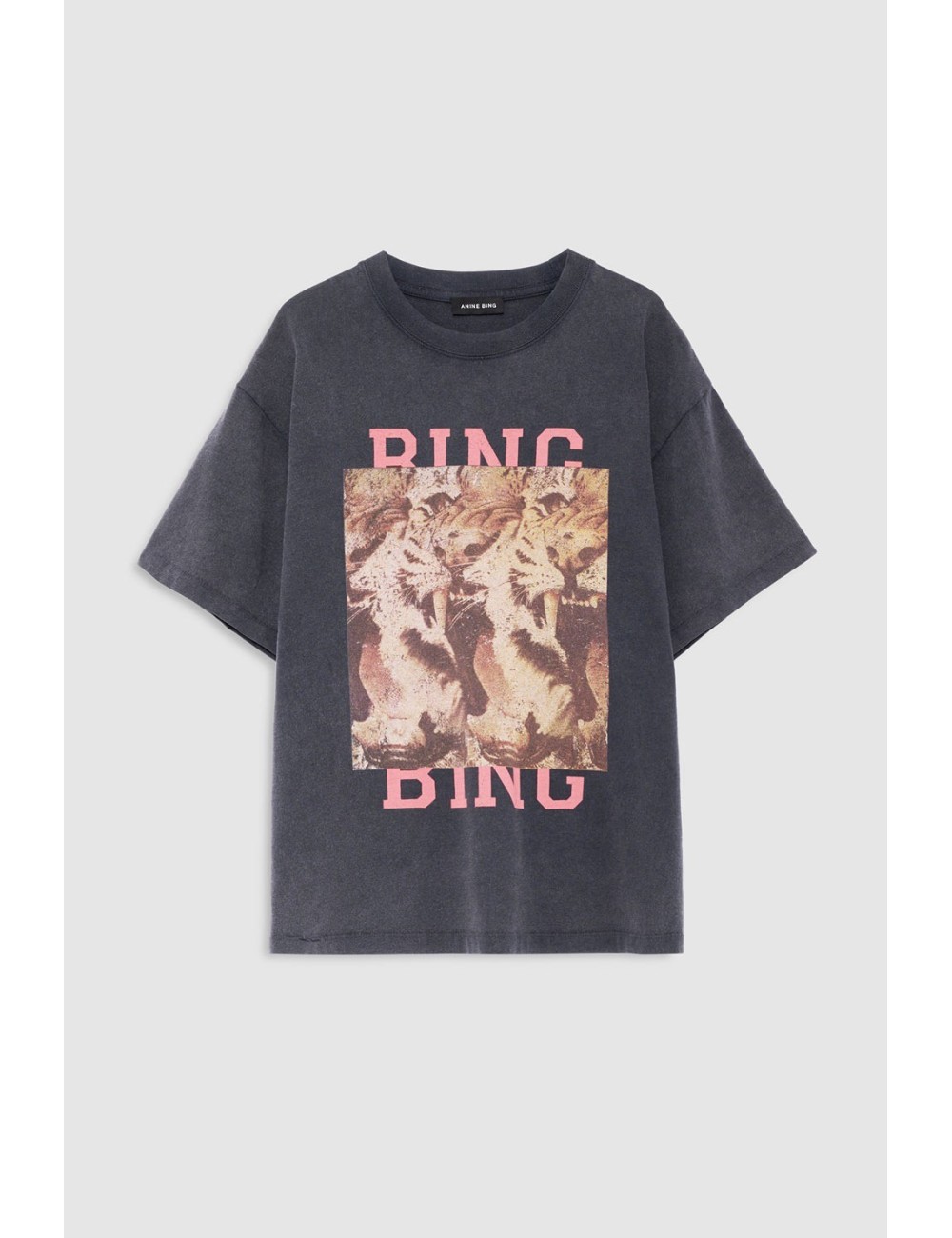 CADE TEE TIGER BING WASHED BLACK