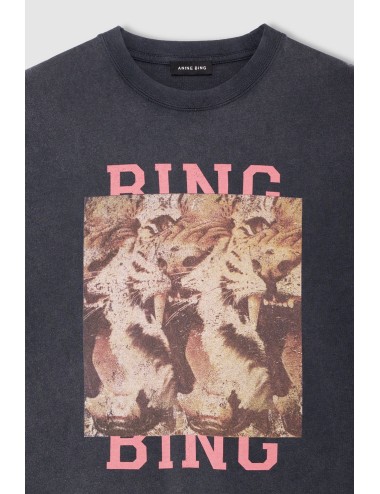 CADE TEE TIGER BING WASHED BLACK