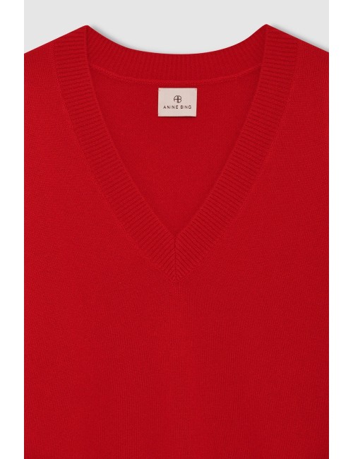 LEE SWEATER TANGO RED