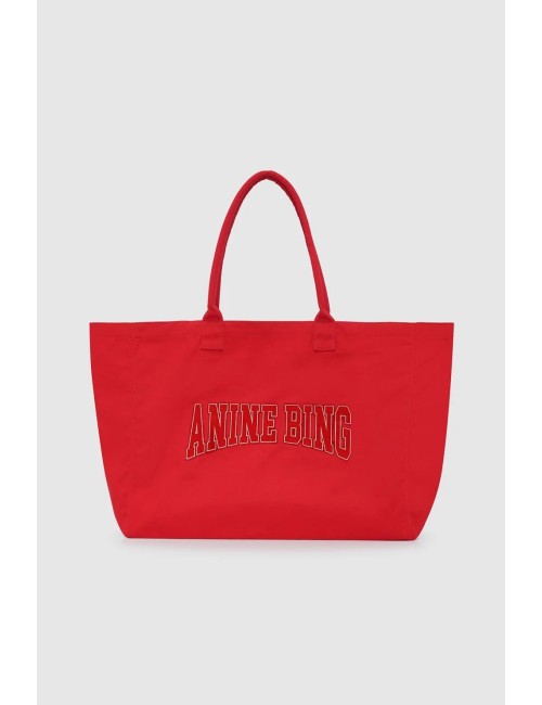 LEO CANVAS TOTE TANGO RED