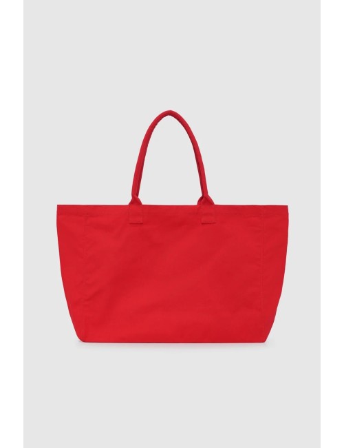 LEO CANVAS TOTE TANGO RED