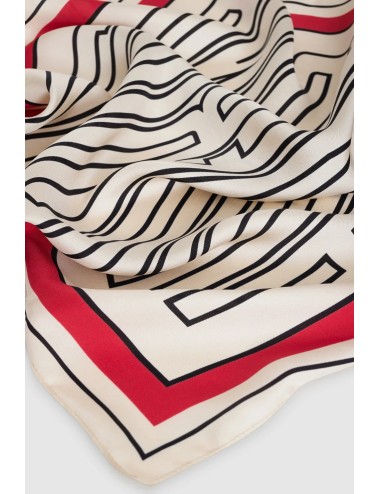 YORK SCARF  TANGO RED