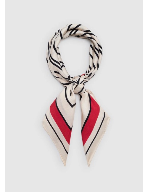 YORK SCARF  TANGO RED