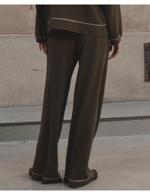 THE MENSWEAR TIPPING TROUSER PANT OLIVE