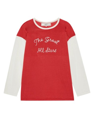 THE COLLECTORS SPORT TEE TRUE RED WHITH CREAM