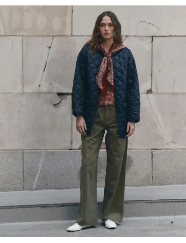 THE FIREFIGHTER JACKET OLIVE WITH CHOCOLATE