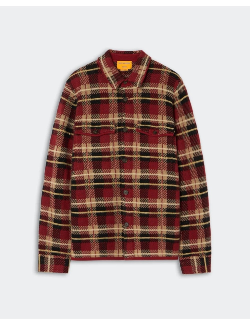 PLAID WORK SHIRT CARMINE COMBO