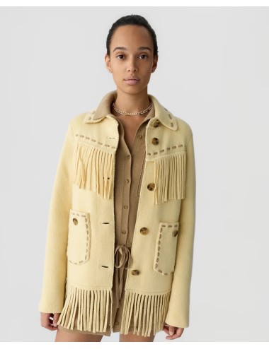 WESTERN FRINGE JACKET BUTTER
