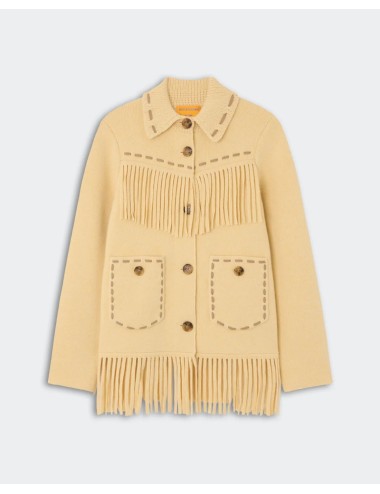 WESTERN FRINGE JACKET BUTTER