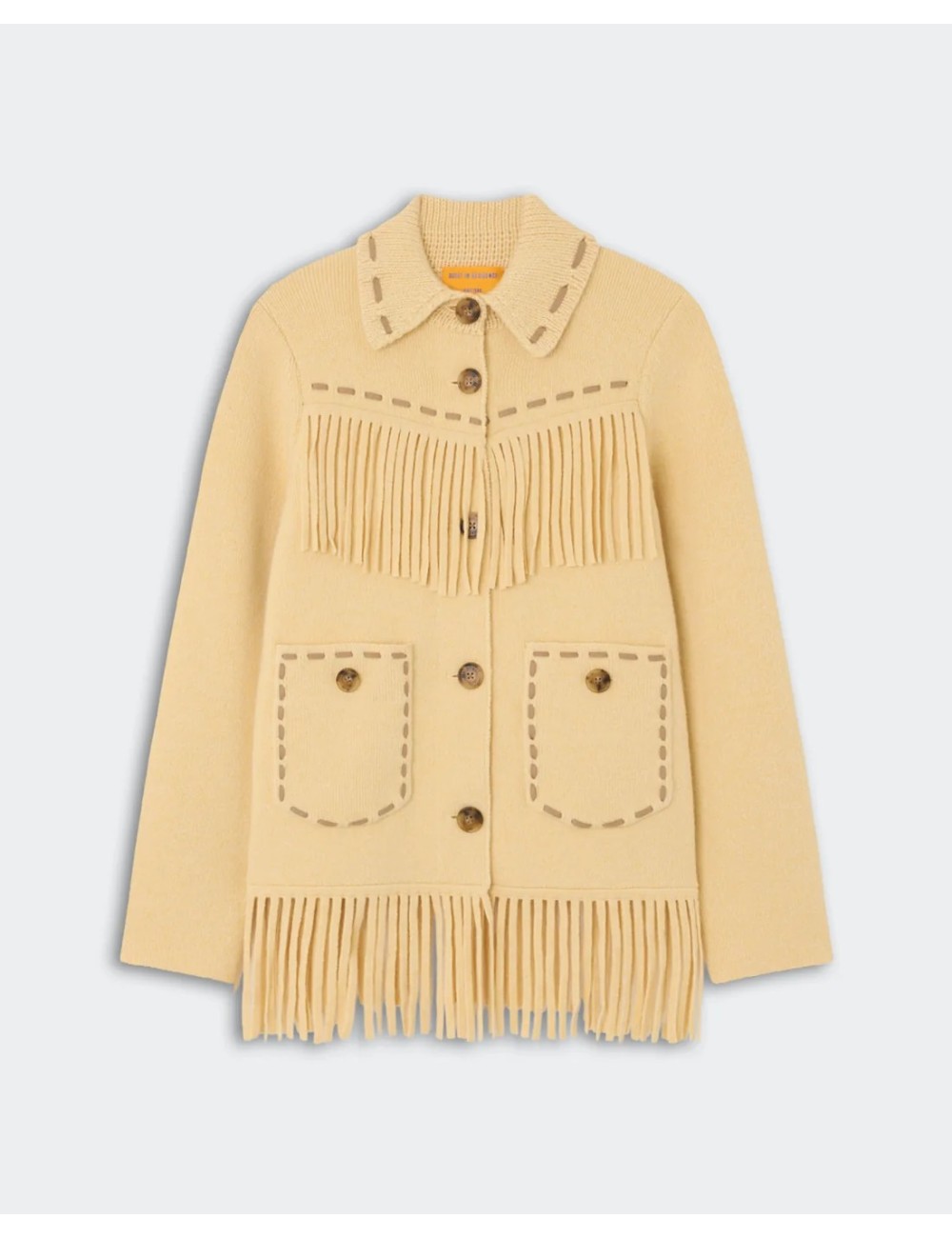 WESTERN FRINGE JACKET BUTTER