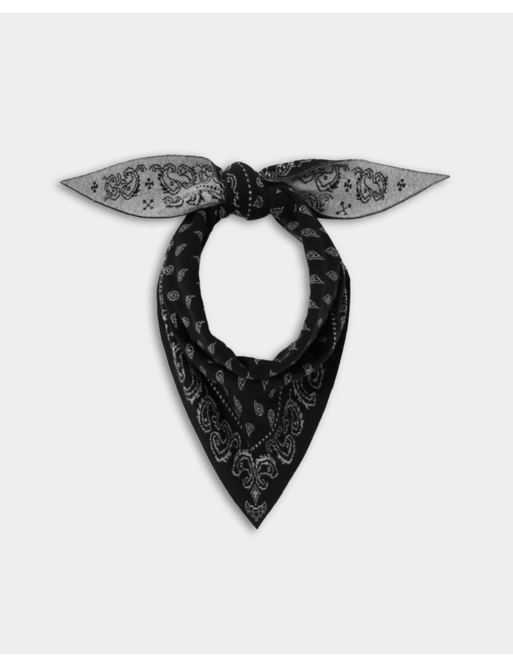 THE WILD RAG HIGHLAND BLACK HEATHER GREY