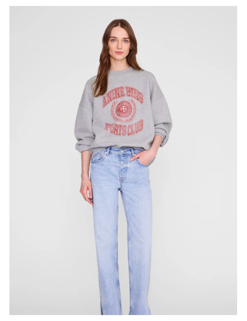 MILES SWEATSHIRT COLLEGIATE GREY