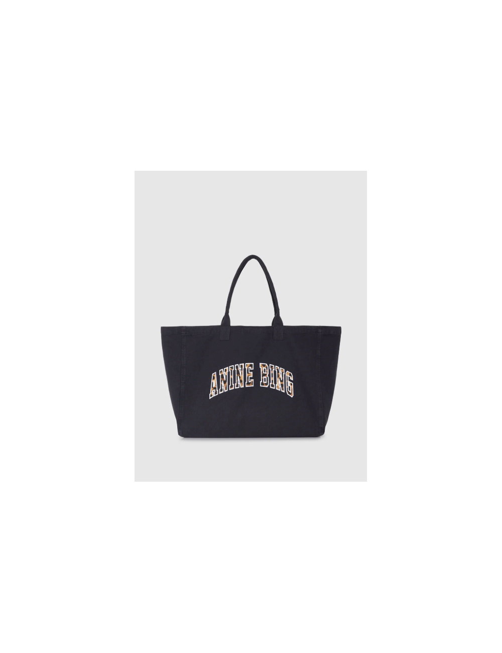 LEO CANVAS TOTE - WASHED BLACK