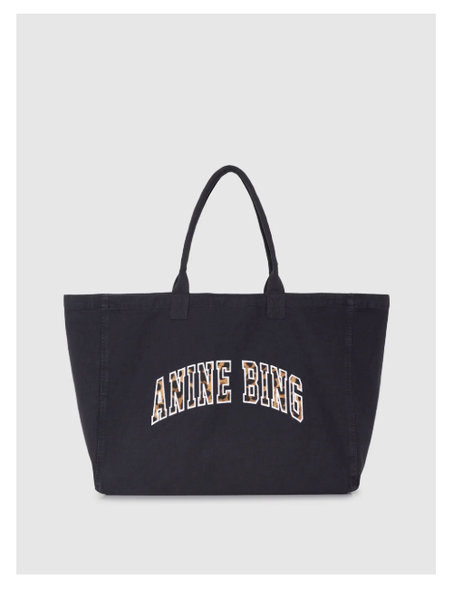 LEO CANVAS TOTE - WASHED BLACK
