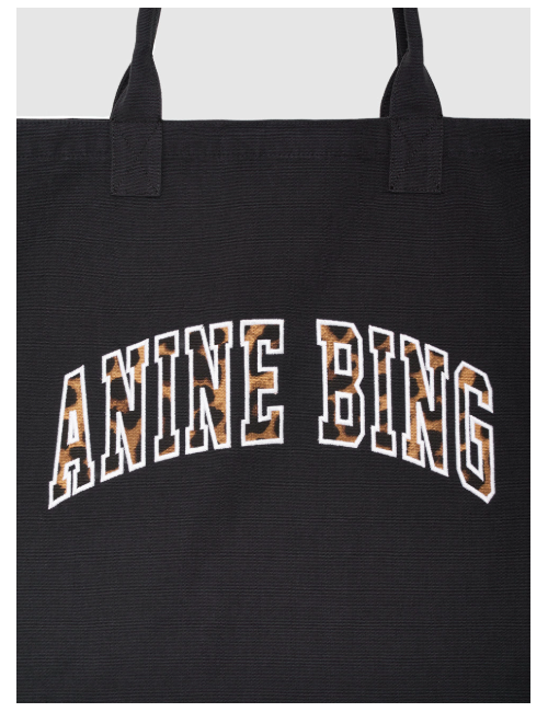 LEO CANVAS TOTE - WASHED BLACK