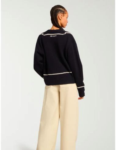 INTERSIA TROMPE L'OEIL CARDIGAN