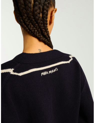 INTERSIA TROMPE L'OEIL CARDIGAN