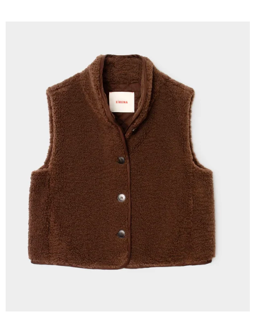 KENSI VEST CHOCOLAT