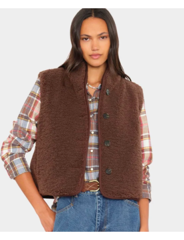 KENSI VEST CHOCOLAT