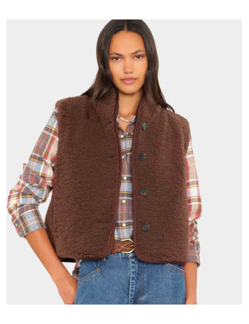 KENSI VEST CHOCOLAT