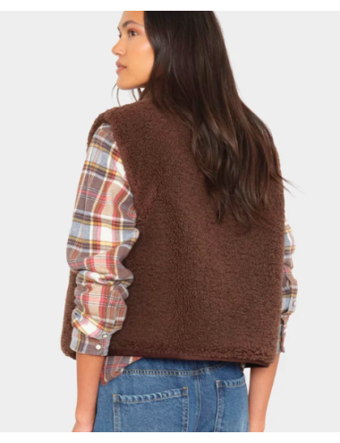 KENSI VEST CHOCOLAT