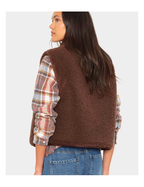 KENSI VEST CHOCOLAT
