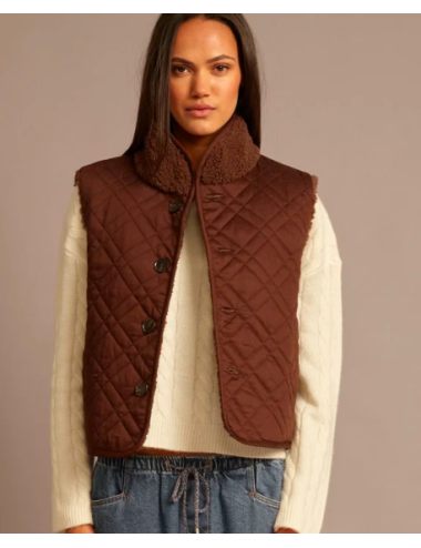 KENSI VEST CHOCOLAT